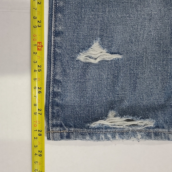 Veronica Beard Blake Destroyed Straight Leg Jeans in Clearwater Wash Sz 24 NWT - Picture 16 of 16